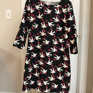 Boden USA dove-printed shift dress